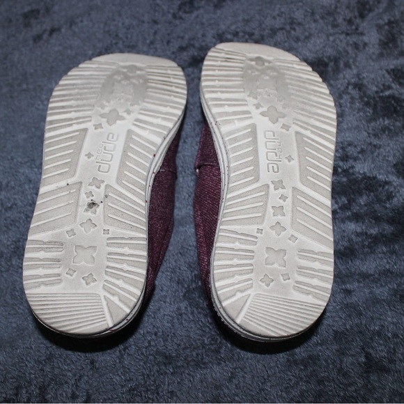 Hey dude Misty Burgundy Flats - Picture 5 of 6